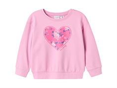 Name It pastel lavender heart sweatshirt